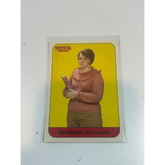 2018 Topps Stranger Things Season 1 Netflix Barbara Holland sticker 12 of 20 - Picture 1 of 3